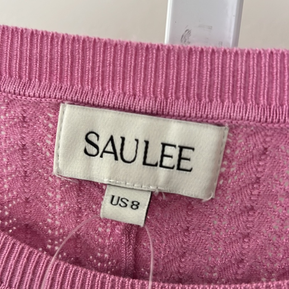SAULEE DARIA KNIT DRESS taffy pink - Picture 7 of 10